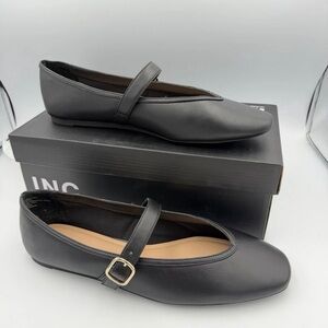 INC International Concepts Lannetteel Black Mary Jane Flats Size 11